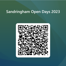 QRCode for Sandringham Open Days 2023